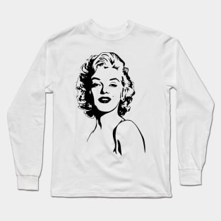 Marilyn Monroe lovers Gift T-shirt Retro vintage Long Sleeve T-Shirt